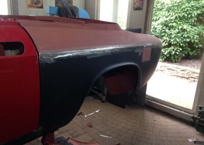 GTC Giulietta Cabrio restauratie plaatwerk
